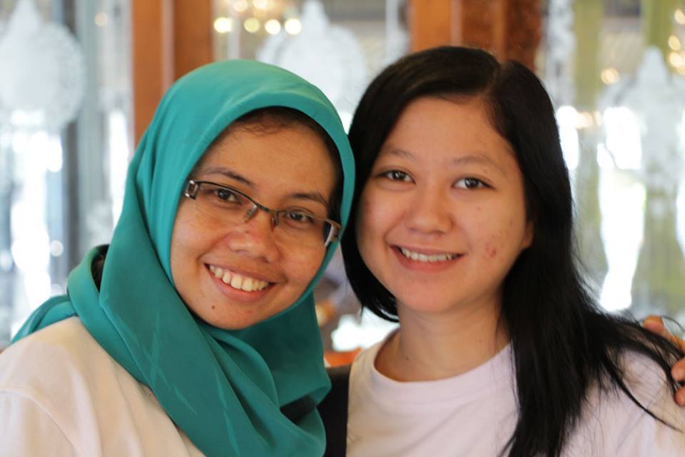 With Evi (Pic by Babeh Helmi)