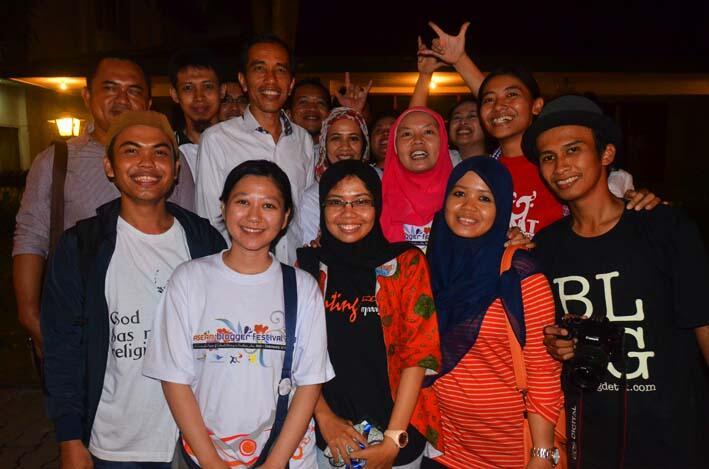 Bareng Pak Jokowi (Pic by Fitri)